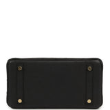 Hermes Special Order (HSS) Birkin 25 Black Verso Ostrich Permabrass Hardware - Thumbnail View 6