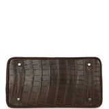 Pre-owned Hermes Birkin 35 Gris Elephant Matte Alligator Palladium Hardware - Thumbnail View 6