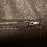 Pre-owned Hermes Birkin 35 Gris Elephant Matte Alligator Palladium Hardware - Thumbnail View 9