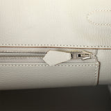 Pre-owned Hermes Birkin 35 Lime Candy Epsom Palladium Hardware - Thumbnail View 9
