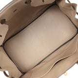 Pre-owned Hermes Birkin 35 Gris Asphalte Togo Gold Hardware - Thumbnail View 8