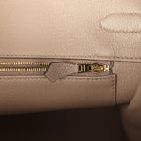 Pre-owned Hermes Birkin 35 Gris Asphalte Togo Gold Hardware - Thumbnail View 9