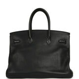 Pre-owned Hermes Birkin 35 Black Togo Palladium Hardware - Thumbnail View 4