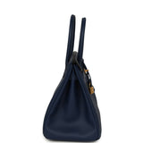 Hermes Birkin 30 Bleu Navy Epsom Gold Hardware - Thumbnail View 3