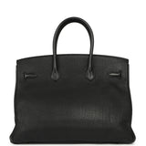 Pre-owned Hermes Birkin 35 Black Togo Gold Hardware - Thumbnail View 4