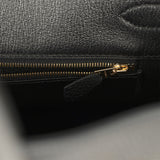Pre-owned Hermes Birkin 35 Black Togo Gold Hardware - Thumbnail View 8