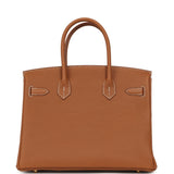 Hermes Birkin 30 Gold Togo Gold Hardware - Thumbnail View 4