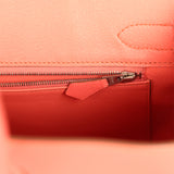 Pre-owned Hermes Birkin 30 Flamingo Epsom Palladium Hardware - Thumbnail View 9