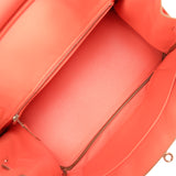 Pre-owned Hermes Birkin 30 Flamingo Epsom Palladium Hardware - Thumbnail View 8