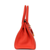 Pre-owned Hermes Birkin 30 Capucine Togo Gold Hardware - Thumbnail View 3