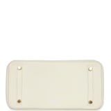 Hermès Birkin 30 White Clemence Gold Hardware - Thumbnail View 6