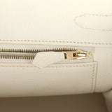 Hermès Birkin 30 White Clemence Gold Hardware - Thumbnail View 9