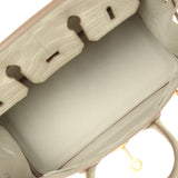 Hermes Birkin 25 Beton Matte Alligator Gold Hardware - Thumbnail View 8