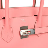 Hermes Birkin 30 Rose Confetti Epsom Palladium Hardware - Thumbnail View 7