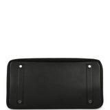 Pre-owned Hermes Shadow Birkin 35 Black Swift Palladium Hardware - Thumbnail View 6