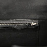 Pre-owned Hermes Shadow Birkin 35 Black Swift Palladium Hardware - Thumbnail View 9