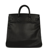 Pre-owned Hermes Birkin HAC a Relier 40 Black Evergrain Palladium Hardware - Thumbnail View 4