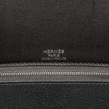 Pre-owned Hermes Birkin HAC a Relier 40 Black Evergrain Palladium Hardware - Thumbnail View 8