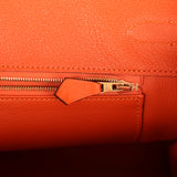 Pre-owned Hermes Birkin 35 Feu Epsom Gold Hardware - Thumbnail View 9