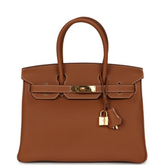 Hermes Birkin 30 Gold Togo Gold Hardware