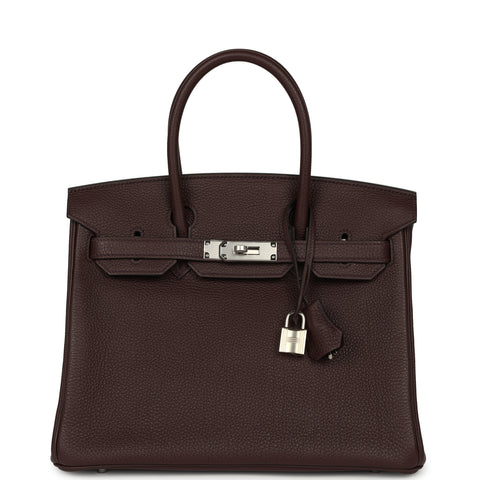 Hermes Birkin 30 Rouge Sellier Togo Palladium Hardware