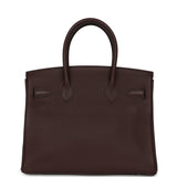 Hermes Birkin 30 Rouge Sellier Togo Palladium Hardware - Thumbnail View 4