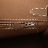 Pre-owned Hermes Birkin 30 Etoupe Togo Palladium Hardware - Thumbnail View 9