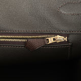 Hermes Birkin 35 Ebene Barenia Faubourg Gold Hardware - Thumbnail View 9