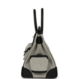 Hermes Birkin 35 Cargo Ecru-Black Swift and Toile H Canvas Palladium Hardware - Thumbnail View 3