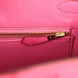 Pre-owned Hermes Birkin 30 Fuchsia Ostrich Gold Hardware - Thumbnail View 8