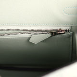 Hermes Birkin 25 Vert D'Eau Matte Alligator Palladium Hardware - Thumbnail View 9