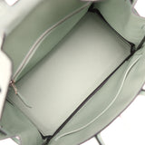 Hermes Birkin 25 Vert D'Eau Matte Alligator Palladium Hardware - Thumbnail View 8