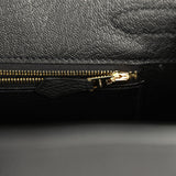Pre-owned Hermes Birkin 30 Black Togo, Matte Alligator Touch Rose Gold Hardware - Thumbnail View 8