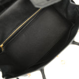 Pre-owned Hermes Birkin 30 Black Togo, Matte Alligator Touch Rose Gold Hardware - Thumbnail View 9