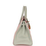 Hermes Special Order (HSS) Birkin 25 Rose Sakura, Gris Perle Chevre Mysore Rose Gold Hardware - Thumbnail View 3
