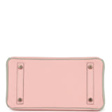 Hermes Special Order (HSS) Birkin 25 Rose Sakura, Gris Perle Chevre Mysore Rose Gold Hardware - Thumbnail View 6