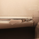 Hermes Birkin 25 Himalaya Niloticus Crocodile Palladium Hardware - Thumbnail View 9