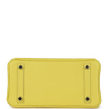 Hermes Birkin 25 Lime Verso Novillo Palladium Hardware - Thumbnail View 6