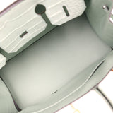 Hermes Birkin 30 Vert D'Eau Matte Alligator Gold Hardware - Thumbnail View 8
