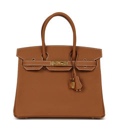 Hermes Birkin 30 Gold Epsom Gold Hardware