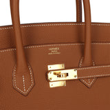 Hermes Birkin 35 Gold Togo Gold Hardware - Thumbnail View 7