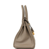Hermes Special Order (HSS) Birkin 30 Gris Asphalt Verso Swift Brushed Gold Hardware - Thumbnail View 3
