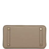 Hermes Special Order (HSS) Birkin 30 Gris Asphalt Verso Swift Brushed Gold Hardware - Thumbnail View 6