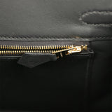 Hermes Birkin 25 Black Swift Gold Hardware - Thumbnail View 8
