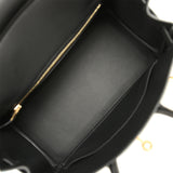 Hermes Birkin 25 Black Swift Gold Hardware - Thumbnail View 9