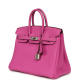 Hermes Birkin 25 Magnolia Clemence Palladium Hardware - Thumbnail View 5