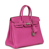 Hermes Birkin 25 Magnolia Clemence Palladium Hardware - Thumbnail View 2