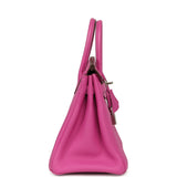 Hermes Birkin 25 Magnolia Clemence Palladium Hardware - Thumbnail View 3