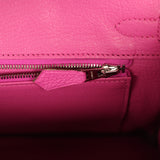 Hermes Birkin 25 Magnolia Clemence Palladium Hardware - Thumbnail View 9