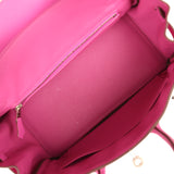 Hermes Birkin 25 Magnolia Clemence Palladium Hardware - Thumbnail View 8